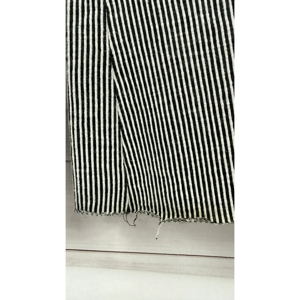 BY TOGETHER Striped Flare Bell‎ Bottom Pants Womens Size Small Black White